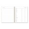 Blue Sky 11 in. x 8.5 in. 12-Month (Jan-Dec 2026) Life Note-It Leah Weekly/Monthly Notes Planner - Gray/Pink/White Cover